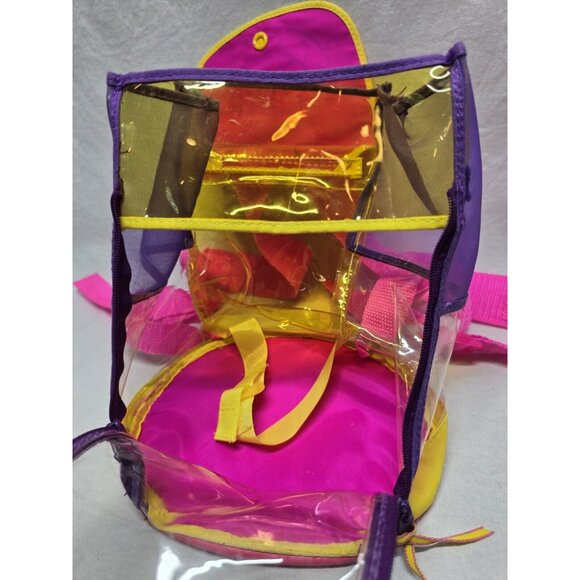 Retro Furby Clear Backpack Carry Case - Picture 5 of 9